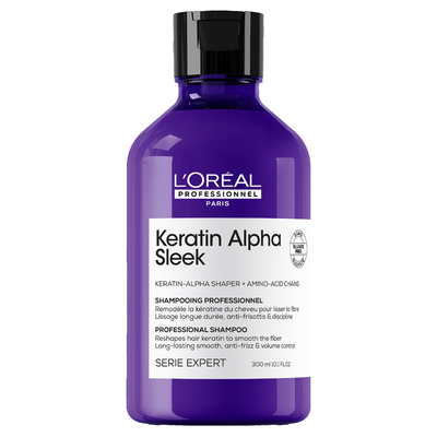 Loreal Professionnel Keratin Alpha Sleek Wygładzający Szampon do Włosów 300ml
