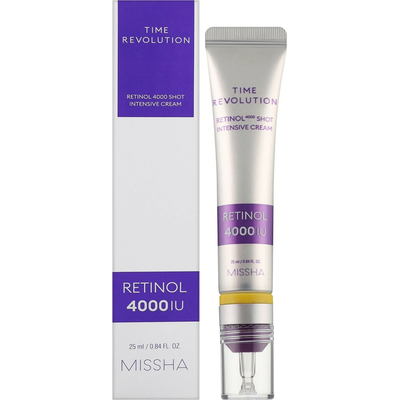 Missha Time Revolution Krem do Twarzy z Retinolem 4000IU 25ml