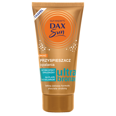 DAX SUN Przyspieszacz Opalania ze Złocistymi Drobinkami 50ml