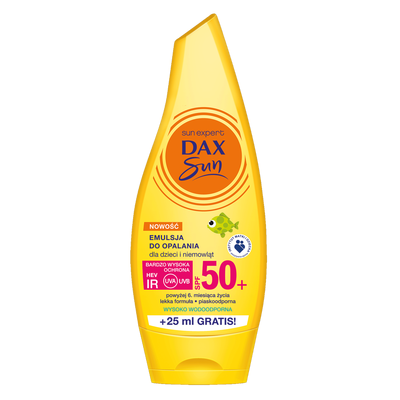 DAX SUN Emulsja do Opalania dla Dzieci i Niemowląt z Filtrem SPF50+ 175ml