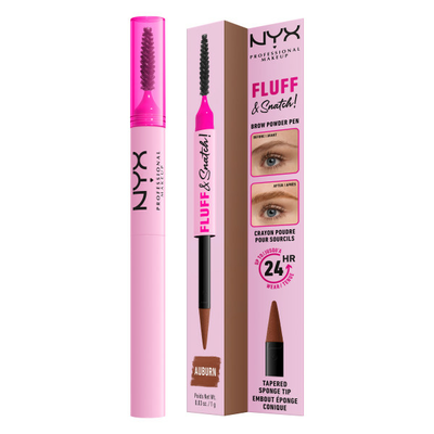 NYX Professional Makeup Fluff &amp; Snatch! Pudrowy Pisak do Brwi Auburn