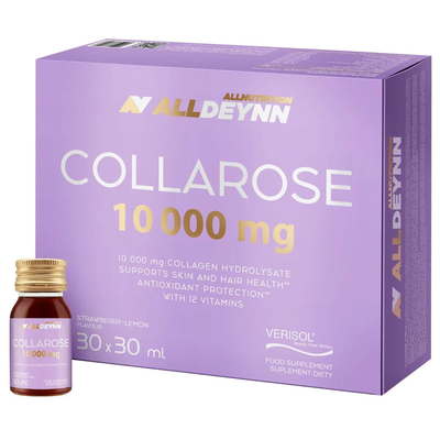 ALLNUTRITION Collarose 10000mg Suplement Diety Truskawka-Cytryna 30x30ml