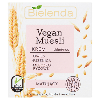 Bielenda Vegan Muesli Krem do Twarzy Matujący 50ml