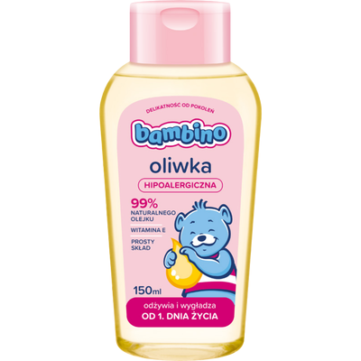 Bambino Oliwka Hipoalergiczna Dla Dzieci i Niemowląt od Pierwszego Dnia Życia 150ml