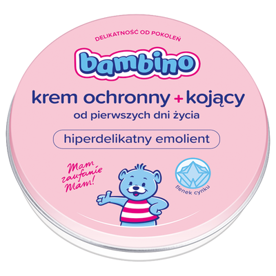 Bambino Krem Ochronny + Kojący dla Niemowląt i Dzieci od Pierwszych Dni Życia 75ml