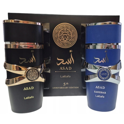 LATTAFA Asad 5th Anniversary Edition Zestaw Wód Perfumowanych Unisex 2x100ml