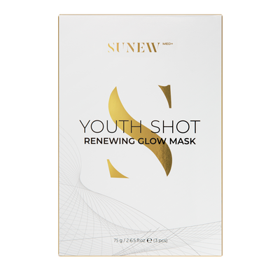 Sunew Med+ Maska Zastrzyk Młodości Youth Shot 3 Sztuki