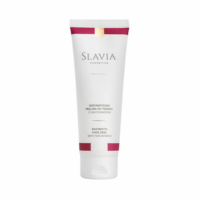 SLAVIA Enzymatyczny Peeling do Twarzy z Niacynamidem 75ml