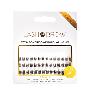 LASH BROW Zestaw Kępek Bondingowych Basic Brownie