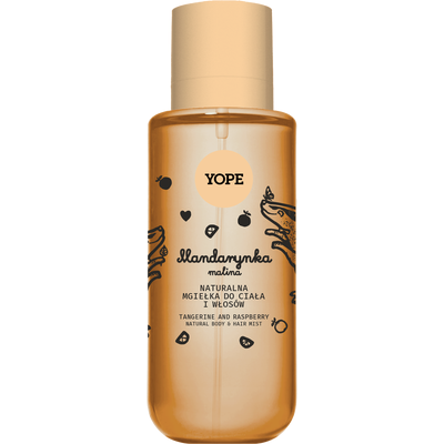 Yope Naturalna Mgiełka do Ciała i Włosów Mandarynka-Malina 200ml