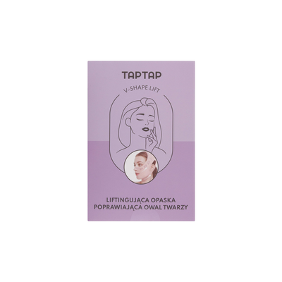 TAPTAP Liftingująca Opaska Poprawiająca Owal Twarzy Beżowa