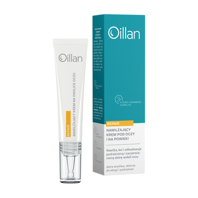 Oillan Repair Kojąco-Nawilżający Krem pod Oczy i na Powieki dla Skóry Wrażliwej i Suchej 15ml