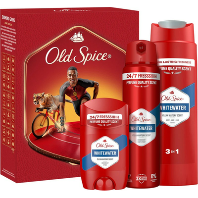 Old Spice Whitewater Zestaw Kosmetyków dla Mężczyzn + Gra Domino