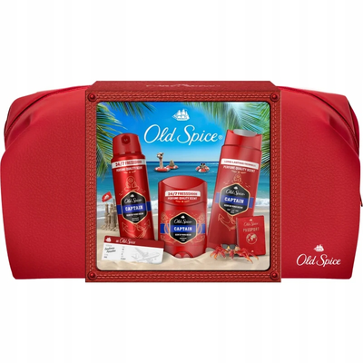 Old Spice Captain Zestaw Kosmetyków dla Mężczyzn w Kosmetyczce