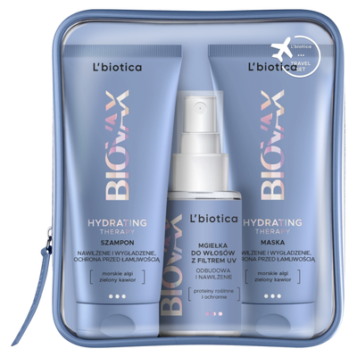 Biovax Zestaw Kosmetyków do Pielęgnacji Włosów Hydrating Therapy