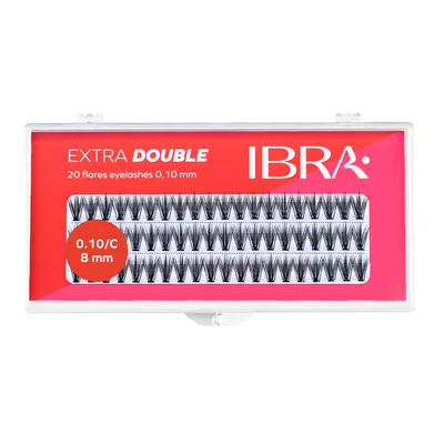 IBRA Makeup Zestaw Kępek Extra Double 8mm