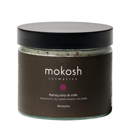 Mokosh Peeling Solny do Ciała Winogrono 300g