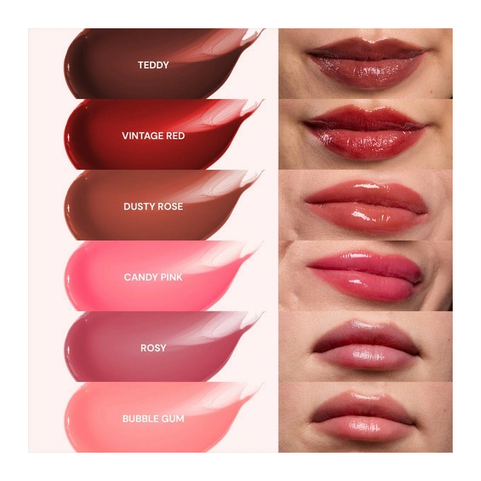 BasicLab Beauties Peptydowy Tint do Ust Nawilżenie i Ujędrnienie 100 Bubble Gum