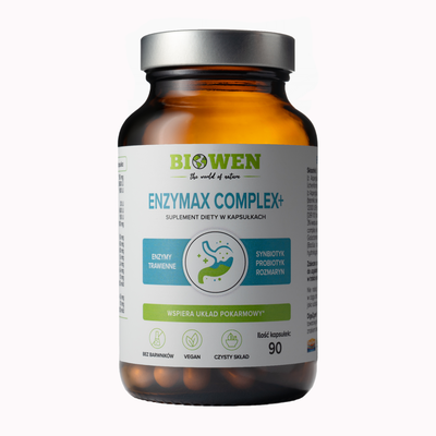 Biowen Enzymax Complex+ Suplement Diety 90 Kapsułek