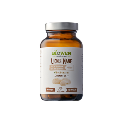 Biowen Lion's Mane Suplement Diety 90 Kapsułek