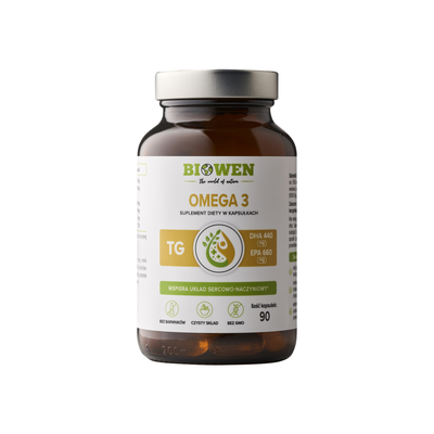 Biowen Omega 3 Suplement Diety 90 Kapsułek