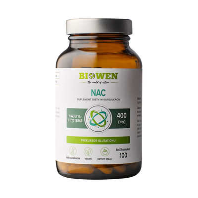 Biowen NAC Suplement Diety 100 Kapsułek