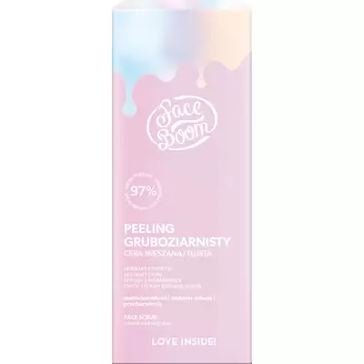 FaceBoom Peeling Gruboziarnisty do Twarzy Cera Mieszana i Tłusta 50g