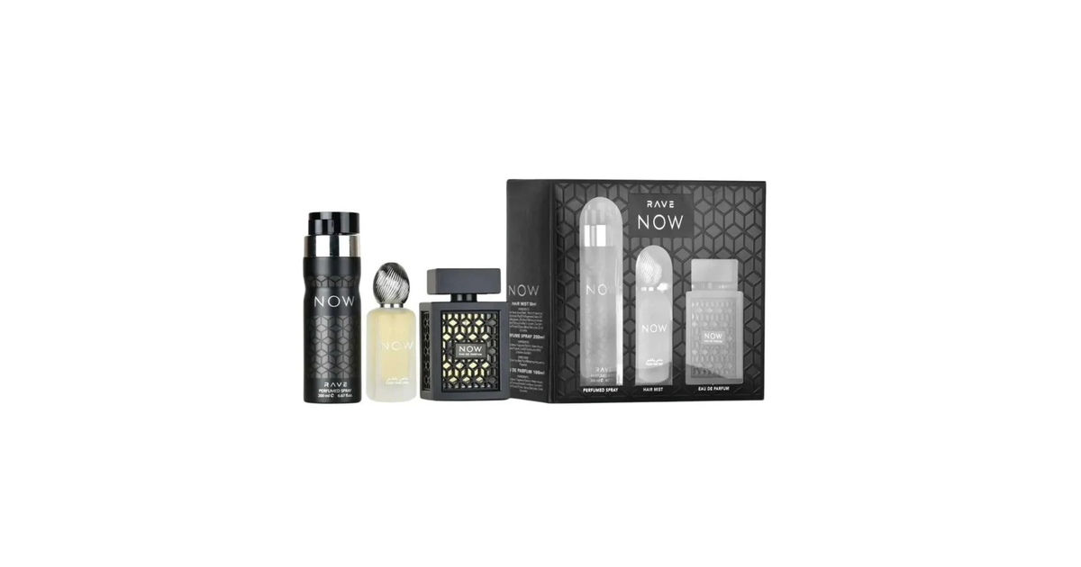 rave now woda perfumowana 100 ml   zestaw  