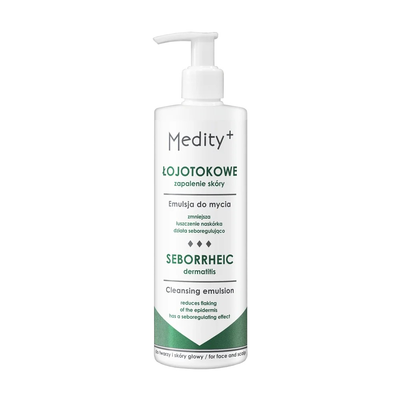 Medity+ Łojotokowe Zapalenie Skóry Emulsja do Mycia Twarzy i Skóry Głowy 200ml