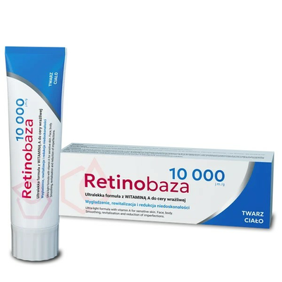 Retinobaza 10000 Ultralekka Formuła z Witaminą A do Cery Wrażliwej 30g
