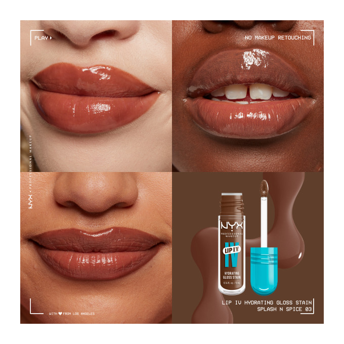 NYX Professional Makeup Lip IV Hydrating Gloss Serum Błyszczyk do Ust 03 Splash'n Space