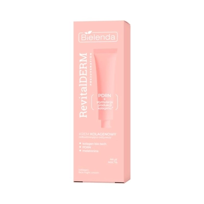 Bielenda RevitalDERM Prejuvenation Krem Kolagenowy Odbudowująco-Odżywczy na Noc 40ml