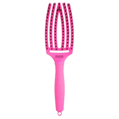 Olivia Garden Szczotka do Włosów Fingerbrush Painless Detangling M Hot Pink