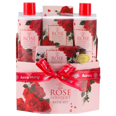 Aurora Zestaw Kosmetyków do Kąpieli i Pielęgnacji Ciała Rose Bouquet