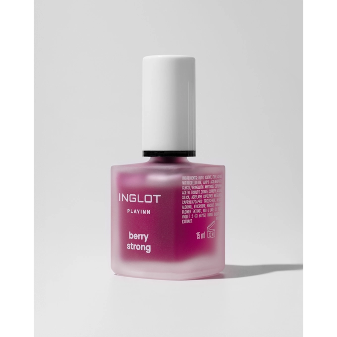 Inglot Playinn Odżywka do Paznokci Berry Strong 28