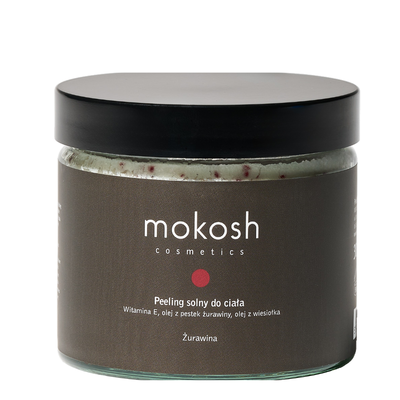 Mokosh Peeling Solny z Żurawiną 300g 
