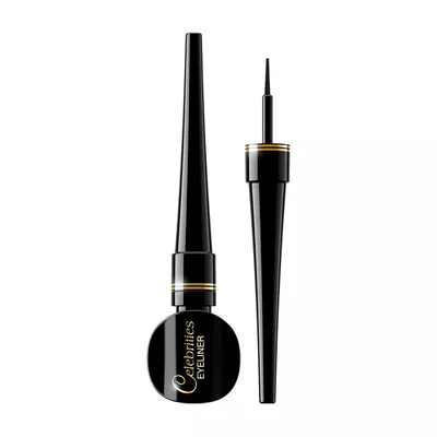 Eveline Celebrities Eyeliner w Płynie Czarny 