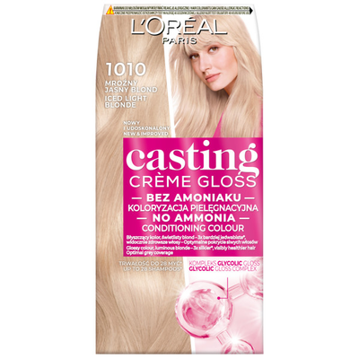 Loreal Casting Creme Gloss Farba 1010 Lodowy Blond