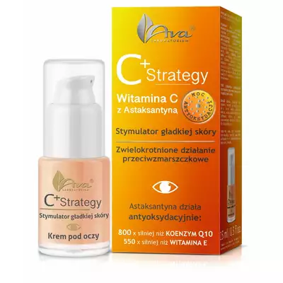 AVA C+Strategy Stymulator Gładkiej Skóry Krem pod Oczy 15ml
