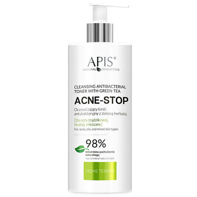 APIS Acne-Stop Oczyszczający Tonik z Zieloną Herbatą 300ml