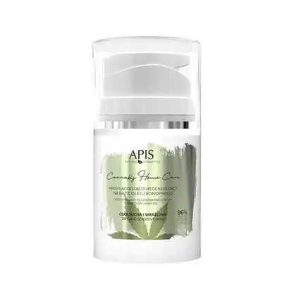 APIS Krem Łagodząco-Regenerujący z Olejem Konopnym 50ml