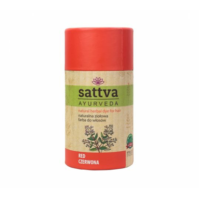 Sattva Naturalna Henna - Ziołowa Farba do Włosów Red 150g