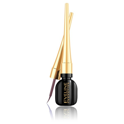 Eveline Celebrities Liquid Widelash Eyeliner w Płynie Brązowy