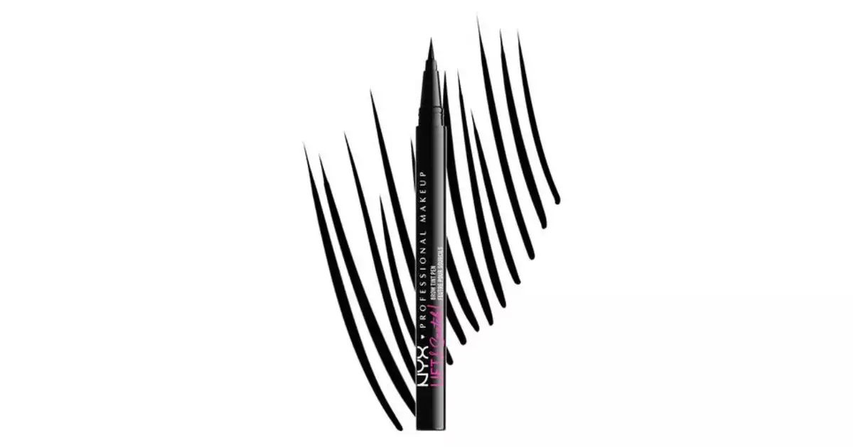 NYX Professional Makeup Lift & Snatch! Pisak do Brwi Black - sklep Cocolita