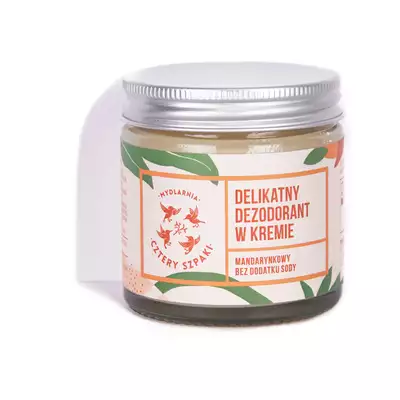Mydlarnia Cztery Szpaki Dezodorant w Kremie Mandarynkowy 60ml