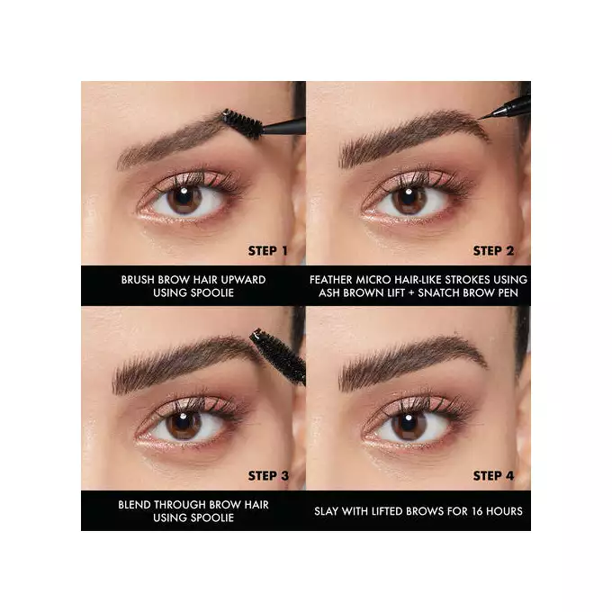 NYX Professional Makeup Lift &amp; Snatch! Pisak do Brwi Ash Brown