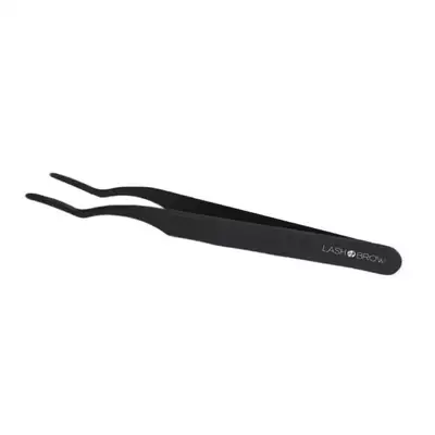 Lash Brow Pęseta Do Aplikacji Rzęs Black