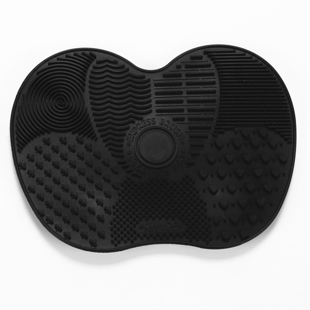 Silicone Make-up Brush Wash Matte Black mata czyszcząca na pędzle