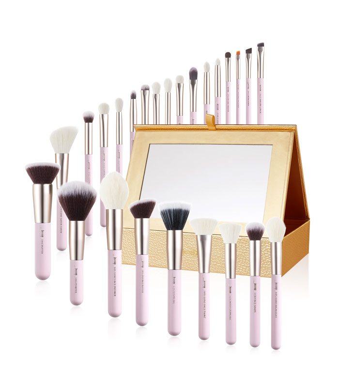 T295 Zestaw 25 Pędzli do Twarzy i Oczu Blushing Bride + Box