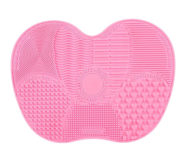 Silicone Make-up Brush Wash Matte Pink mata czyszcząca na pędzle